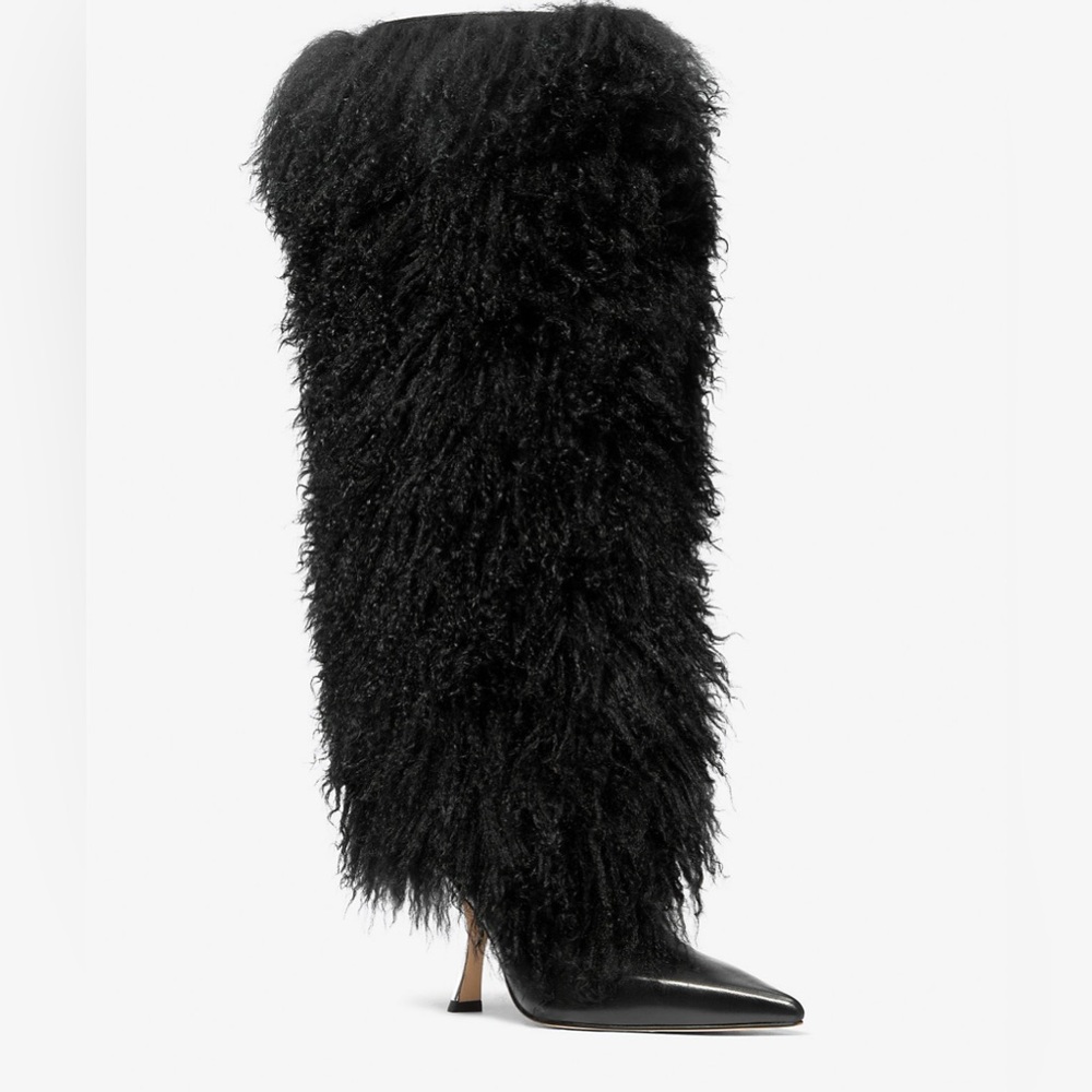 Michael Kors shearling and leather boots!